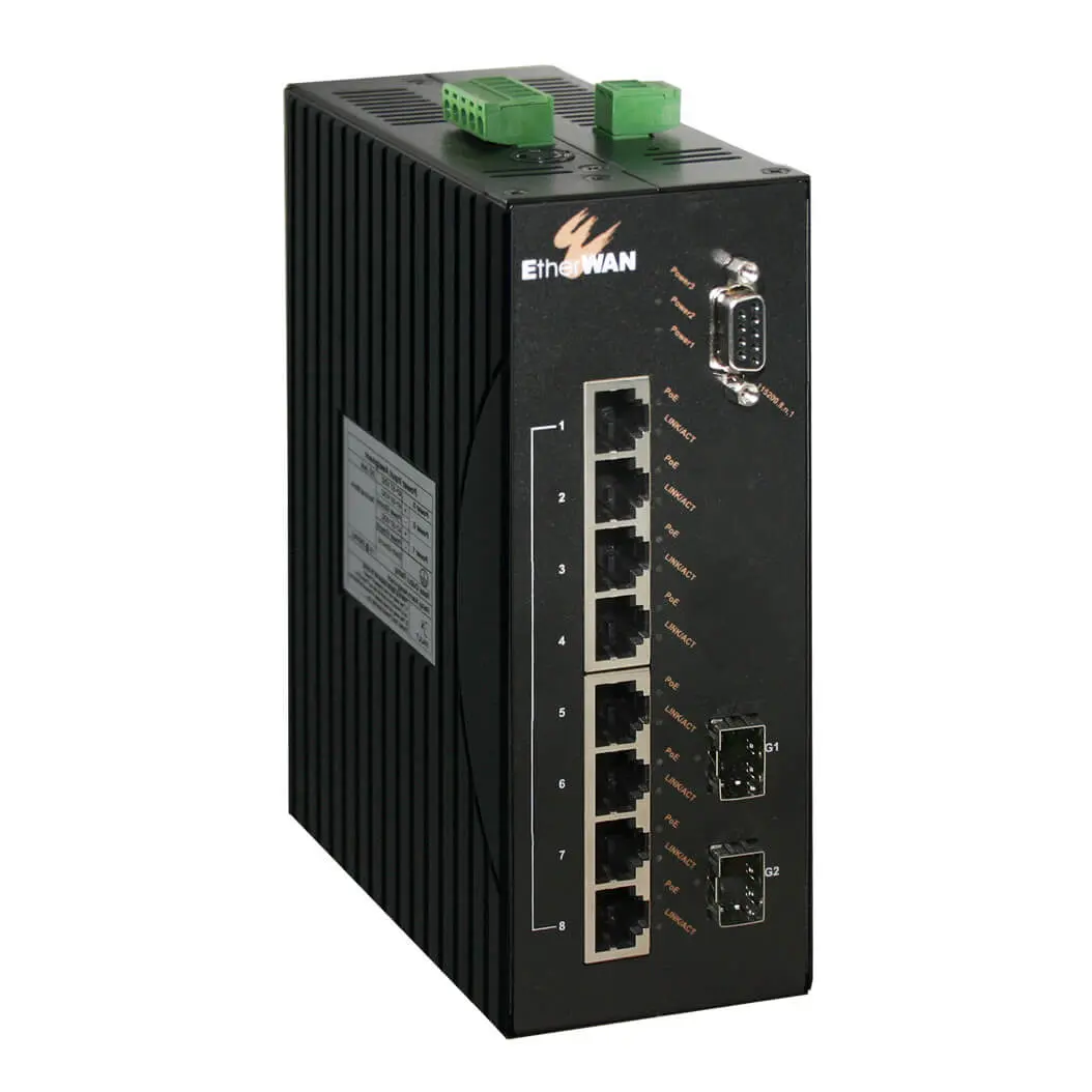 سوییچ صنعتی ETHERWAN EX78802-0VBT